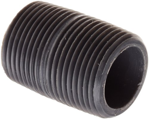 【中古】【未当て嵌める・未開封品】GF Piping Systems PVC Pipe Fitting, Close Nipple, Schedule 80, Gray, 1 NPT Male, 1-1/2 Length by GF Piping Systems