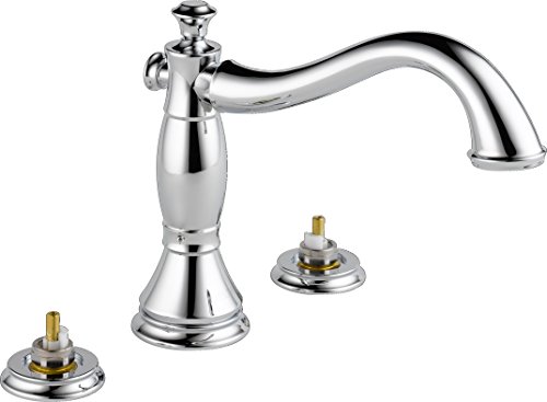 【中古】【未当て嵌める・未開封品】Delta T2797-LHP Cassidy 3穴 ローマンバスタブ水道の栓刈り込み 手持ち部分なし Cr