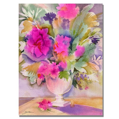 【中古】【未使用・未開封品】Trademark Fine Art 伝統的なブーケ Sheila Golden作 45.72x60.96cm 18 by 24-Inch SG0109-C1824GG