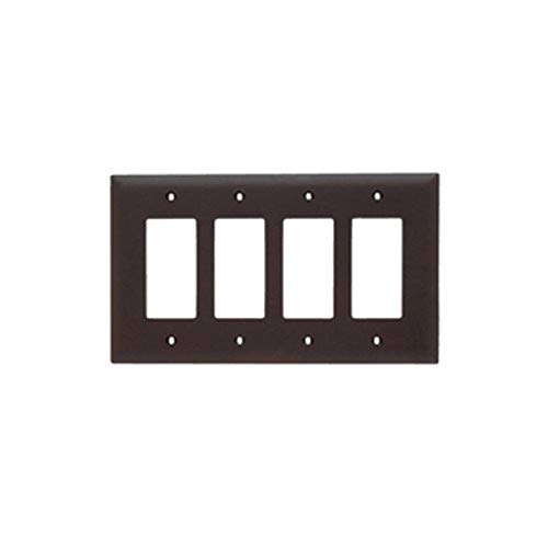 【中古】【未使用・未開封品】legrand-pass & Seymour tpj264?Pass and Seymour BRN 4?G 4decoratorプレート