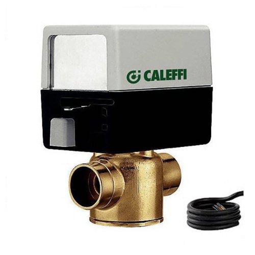 【中古】【未使用・未開封品】Caleffi Z45 3/4インチ Z-One Z45 2ウェイバルブとアクチュエータセット 18インチリードとAUXスイッチ付き|AJIMURA-SHOP