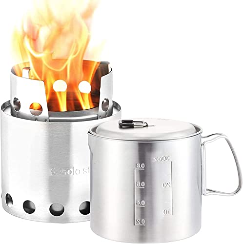 【中古】【未当てはめる・未開封品】Solo Stove(ソロ 暖房器) 丸焼きコンロ・かがり火台 ソロ暖房器＋ポット900【ジャズバンド】