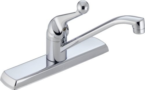 【中古】【未使用・未開封品】Delta Faucet 120LF Classic, Single Handle Kitchen Faucet, Chrome by DELTA FAUCET|AJIMURA-SHOP