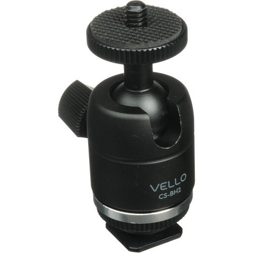 【中古】【未使用・未開封品】Vello多機能ボールヘッドと取り外し可能な下部シューマウント