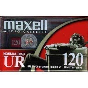 【中古】【未当て嵌める・未開封品】Maxell UR 120???cassettes- Normal偏った考え???ボックス席of 10?Cassettes