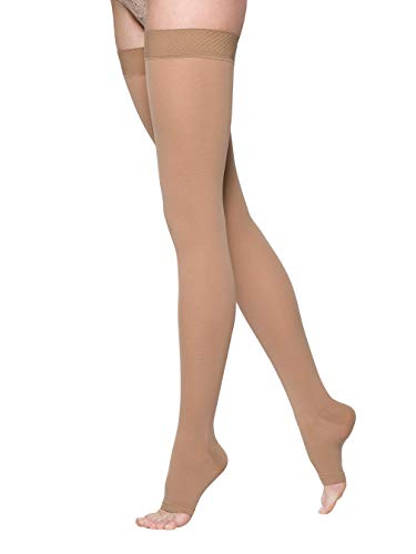 【中古】【未使用・未開封品】Sigvaris Select Comfort 862NLLO66 20-30 mmHg Womens Open Toe Thigh, Crispa, Large-Long by Sigvaris