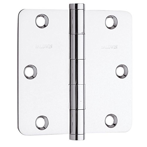 【中古】【未使用・未開封品】Baldwin 1435260i 0.25半径ほぞ穴ヒンジ、明るいクロム