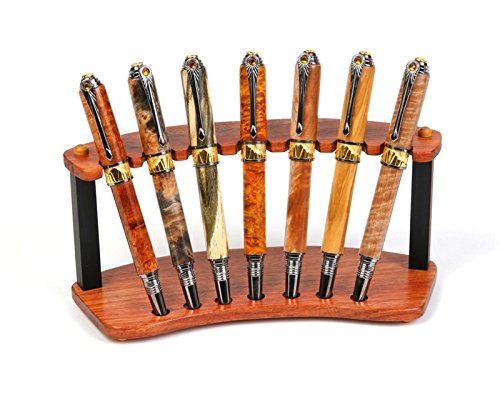 【中古】【未使用・未開封品】Bubinga andエボニーUprightペンスタンド???7ペン