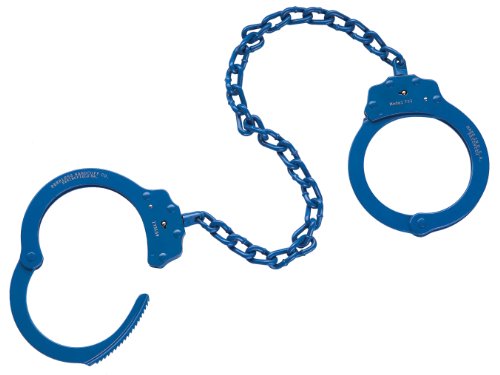 【中古】【未当て嵌める・未開封品】Peerless Handcuff Company 753B レッグアイアン 青色
