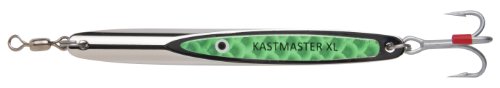 【中古】【未使用・未開封品】acme Kastmaster XL 釣りルアー シルバー/グリーン 3.5インチ