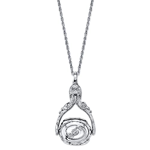 【中古】【未当て嵌める・未開封品】1928 Jewelry 回転させるトリオロケットネックレス 30in, One Size, 金属元素, 貴石なし。