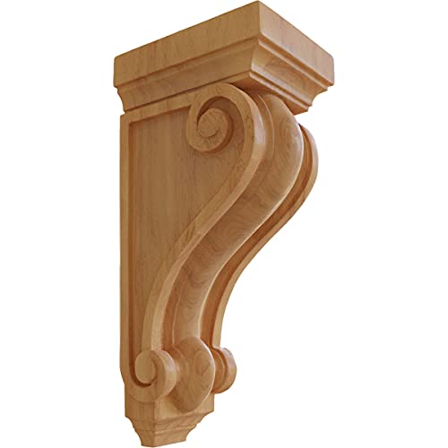 【中古】【未使用・未開封品】Ekena Millwork CORW06X08X16DERO 6-Inch W x 7 1/2-Inch D x 16-Inch H Devon Traditional Wood Corbel, Red Oak by Ekena Millwork|AJIMURA-SHOP