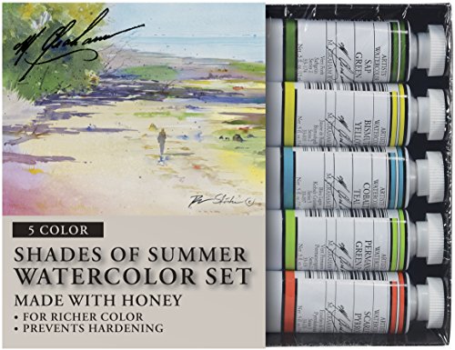 【中古】【未使用・未開封品】M. Graham Tube Watercolor Paint Shades of Summer 5-Color Set, 1/2-Ounce by M. Graham & Co.
