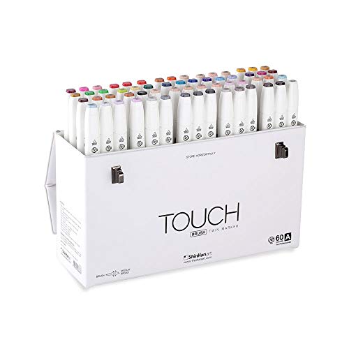 【中古】【未当て嵌める・未開封品】Shinhan Touch Twin Brush Marker Set 60 A by Shin Han