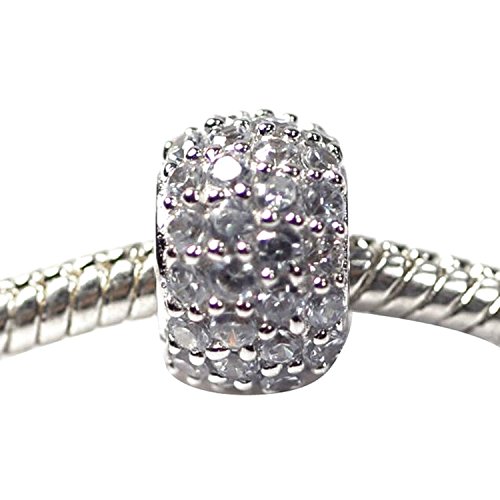 【中古】【未使用・未開封品】De Buman Sterlingシルバー6月誕生石チャームbead-fitsチャームブレスレット