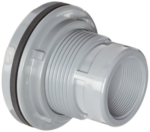 【中古】【未使用・未開封品】Spears 8171-C Series CPVC Bulkhead Tank Adapter, Gray, 2 Socket x NPT Female by Spears Manufacturing