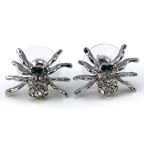 【中古】【未当て嵌める・未開封品】白いことSpider Insectスタッドポストイヤリングハロウィンファッションジュエリー 靴-その他