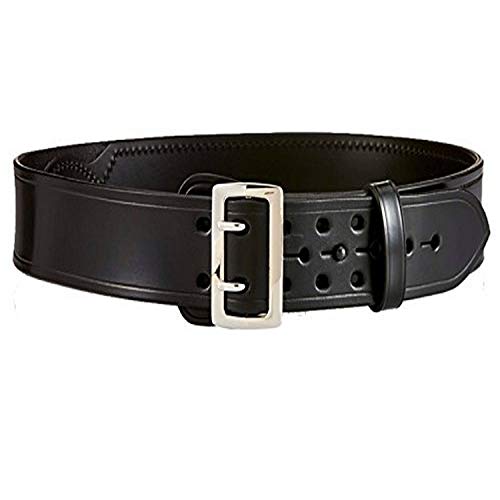 【中古】【未使用・未開封品】Aker Leather B03 サムブラウンデューティーベルト ハーフレザー裏地 幅2-1/4インチ