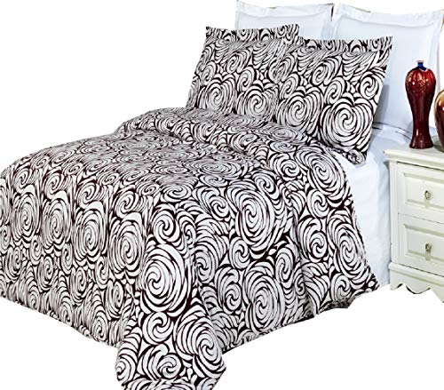 【中古】【未使用・未開封品】8pcs King size Bed in a bag Printed duvet set Including Egyptian Cotton Tustin 3pcs Duvet cover set+ 4pcs king sheet set+ 1pc King/Cal