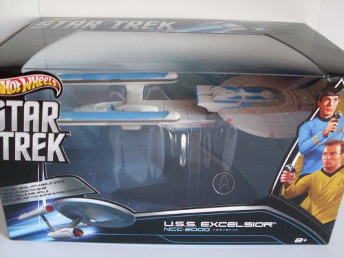 【中古】【未使用・未開封品】Hot Wheels Collector Star Trek USS Excelsior NCC 2000
