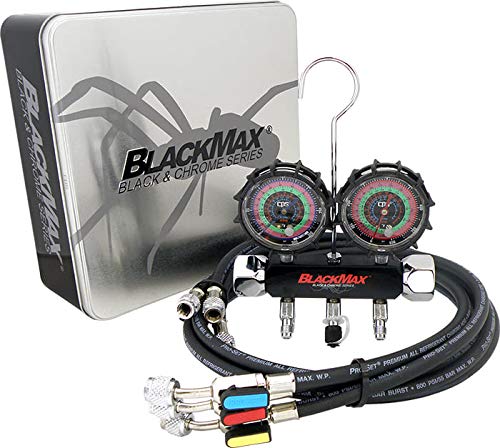 【中古】【未使用・未開封品】CPS ブラックマックス MBH4P5EZ 2V マニホールドR-134A 22 404A 410A ゲージ & 5フィートプレミアムBVホース