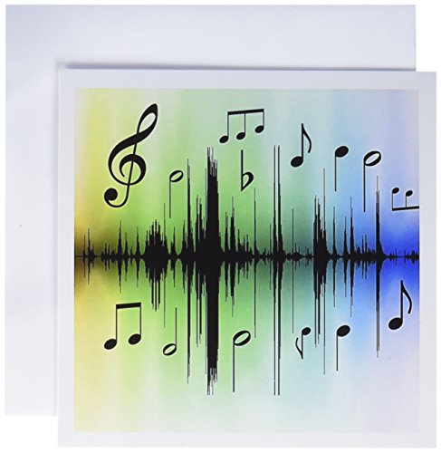 【中古】【未使用・未開封品】フローレン音楽???ブラックノートNカラフルな音楽スコア???グリーティングカード Set of 12 Greeting Cards