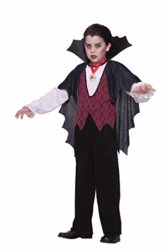 【中古】【未使用・未開封品】Children Vampire Includes Shirt W/Attached Cape & Vest, Medallion Medium 8-10画像