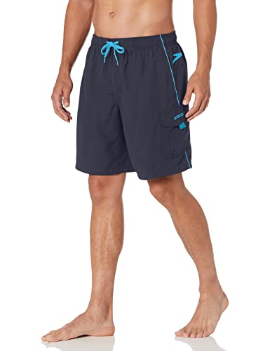 【中古】【未使用・未開封品】(Medium, Grey/Blue) - Speedo Men's Marina Volley