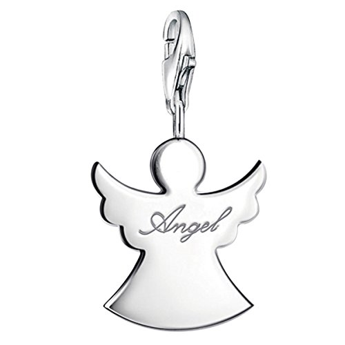 【中古】【未使用・未開封品】Thomas Sabo Women-Charm Pendant Guardian angel Charm Club 925 Sterling Silver 0871-001-12|AJIMURA-SHOP