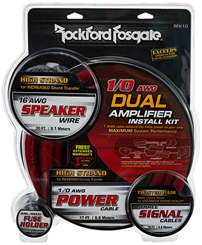 【中古】【未使用・未開封品】Rockford Fosgate RFK1D デュアルアンプコンプリートキット|AJIMURA-SHOP