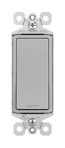 【中古】【未当てはめる・未開封品】Legrand-Pass \u0026 Seymour TM870GRYCC10 Decorator Switch, Single Pole, 15-Amp 120/277-Volt with Ground, Gray by Legrand-Pass \u0026 Seymour