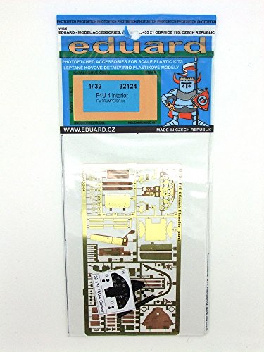 【中古】【未使用・未開封品】Eduard Photoetch 1:32 - F4U-4 interior (Trumpeter) - EDP32124