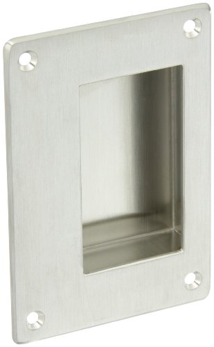 【中古】【未使用・未開封品】Rockwood 94.32D Stainless Steel Flush Pull, 3-1/2 Width x 5 Height x 7/8 Depth, Satin Finish by Rockwood