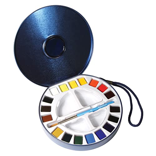 【中古】【未使用・未開封品】Daler-Rowney Aquafineトラベル?ティン - 18ハーフパン?