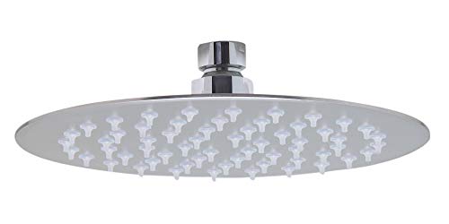 【中古】【未使用・未開封品】ALFI brand RAIN8R 20cm Solid Round Ultra Thin Rain Shower Head, Brushed Stainless Steel