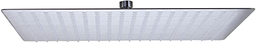 【中古】【未使用・未開封品】ALFI brand RAIN16S 41cm Solid Square Ultra Thin Rain Shower Head, Brushed Stainless Steel