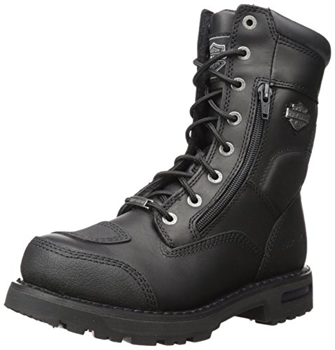【中古】【未使用・未開封品】Harley-Davidson メンズ Riddick 8インチ レースアップ ブラック オートバイブーツ D98308 US サイズ: 7.5 カラー: ブラック|AJIMURA-SHOP
