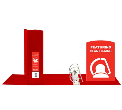 【中古】【未使用・未開封品】BAZIC 2?\"レッドslant-dリングビューバインダーW / 2ポケット、12のケース( 4153???12?)