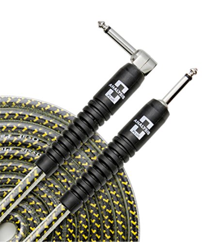【中古】【未使用・未開封品】Analysis Plus Yellow Oval Instrument Cable with Overmold Plug w/Straight-Angle Plugs 10 ft. by Analysis Plus｜AJIMURA-SHOP
