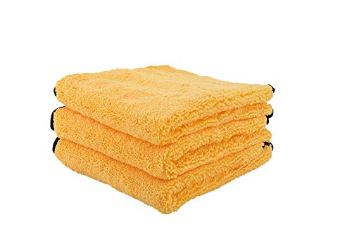 【中古】【未当て嵌める・未開封品】(41糎 x 60糎 , (Pack of 3)) - Chemical Guys MIC50703 Professional Grade Premium Microfiber Towel, Gold - 41糎 . x 60糎 . (Pack of 3)