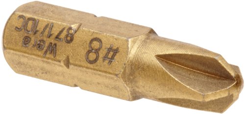 【中古】【未使用・未開封品】Wera Series 1 871/1 DC Diamond coated Bit, TORQ-SET 8mm Head x 1/4 Drive (Pack of 10) by Wera