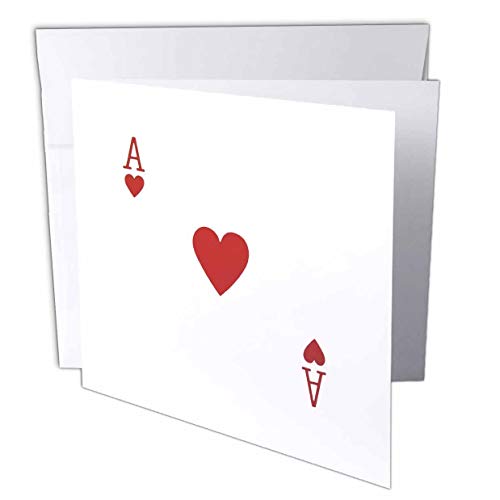 【中古】【未使用・未開封品】InspirationzStore Playing Cards???Ace Of Hearts Playingカード???レッドHeart Suit???のためのギフトカードゲームPlayers of Poker画像