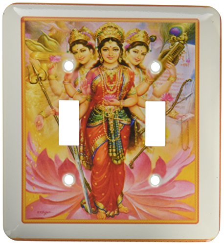 【中古】【未当て嵌める・未開封品】3drose LLC lsp _ 80274?_ 2?Hindu Divine母Lakshmi with Ornate一こまダブルうつり変わり取り替えっこ