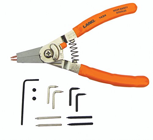 【中古】【未当て嵌める・未開封品】Lang手道具1434クイック取り替えっこ内部的/外の方打ちきり輪プライヤーと手当て一揃いの道具