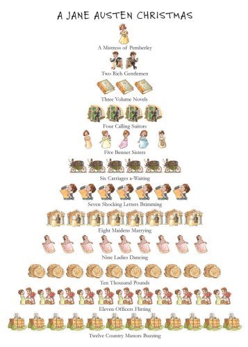 【中古】【未使用・未開封品】Jane Austen Christmas - ホリデーカードと封筒15枚入りボックス - 12日クリスマスシリーズ|AJIMURA-SHOP