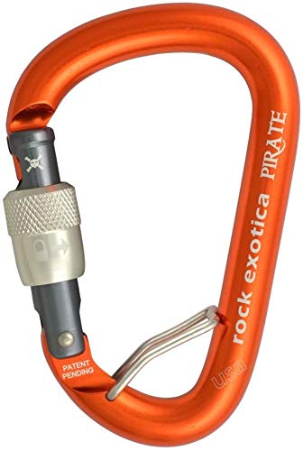 【中古】【未当て嵌める・未開封品】Rock Exotica パイレーツ鍵を掛けるカラビナ - ワイヤアイ カラビナ-スポーツ・アウトドア