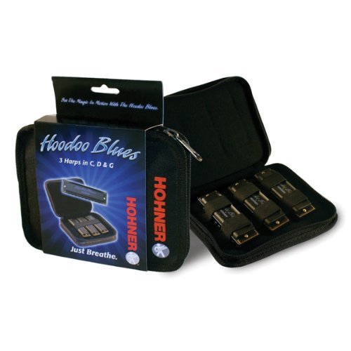 【中古】【未使用・未開封品】Hohner Hoodoo Blues - ダイアトニックハーモニカ 3パック - C、D、Gの鍵 - ケース付属 27,771円