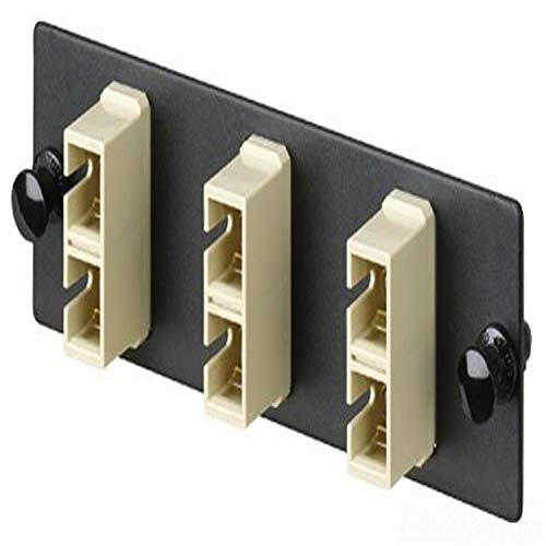 【中古】【未使用・未開封品】PANDUIT fap12weiscマルチモード12?- Portファイバーアダプタパネルwith Phosphor Bronze分割スリーブ、Electricアイボリー