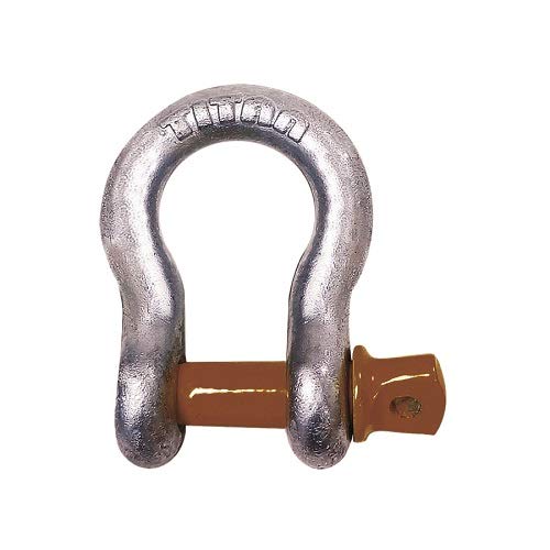 【中古】【未使用・未開封品】タイタンBowタイプアンカーシャックルHot Dip Galvanized withスクリューピン