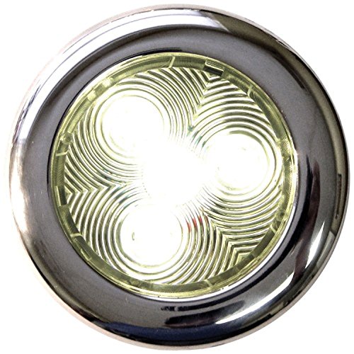【中古】【未当てはめる・未開封品】T-H Marine LED-51831-DP ステンレス鋼 LED 風呂敷き包みともし火 - 4in 白いこと